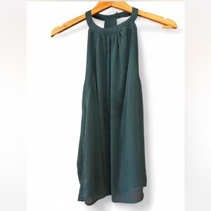 H&M Dark Blue/Green Halter Top